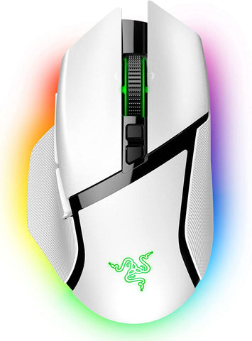 Razer Basilisk V3 Pro Ergonomic Wireless Gaming Mouse (White)