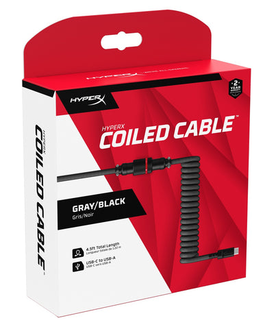 HyperX Coiled Cable (Grey & Black)