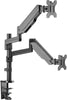 Brateck Full Extension Gas Spring Dual Monitor Arm