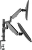 Brateck Full Extension Gas Spring Dual Monitor Arm