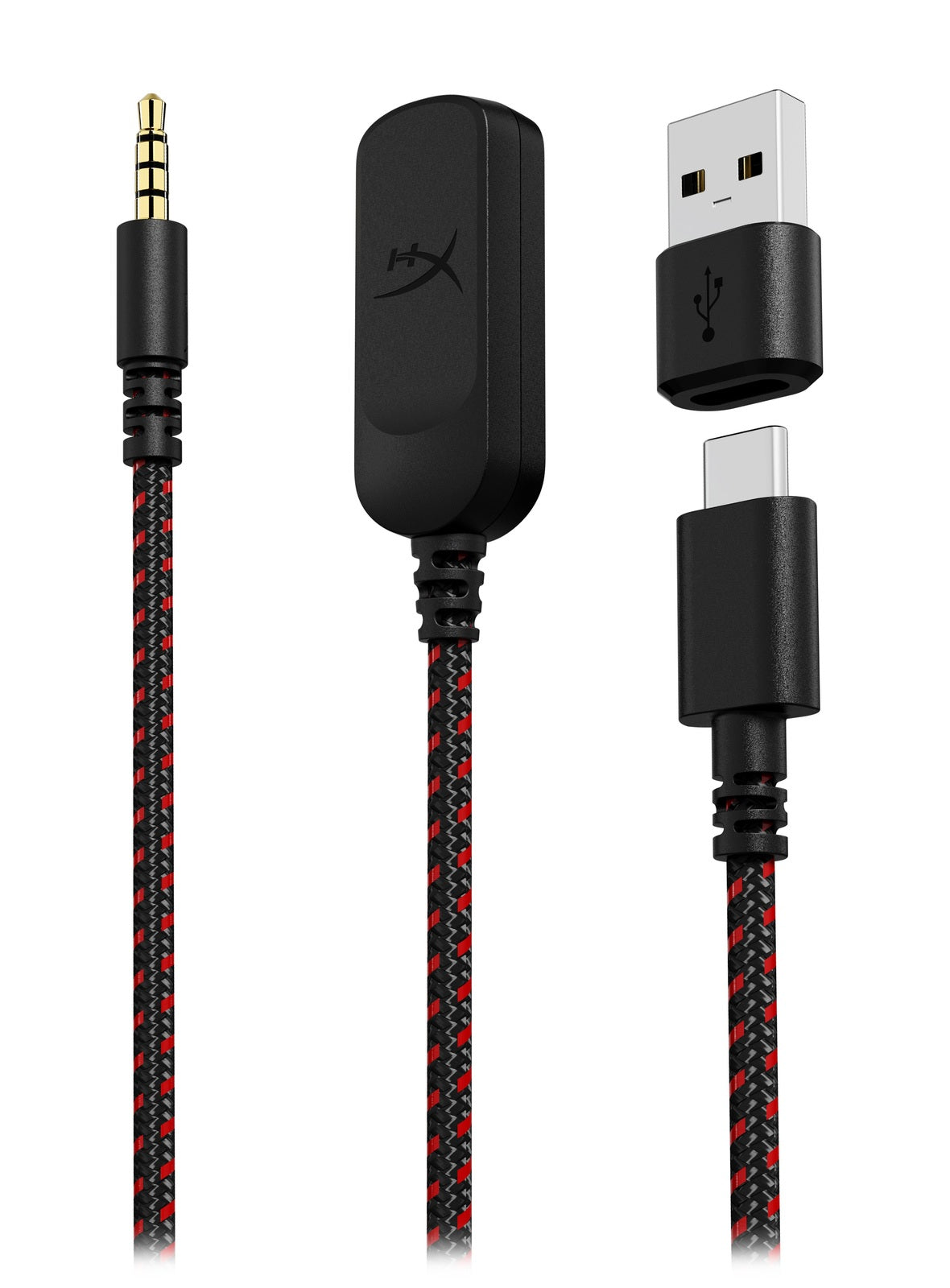 HyperX USB-C Coiled Cable Red-Black