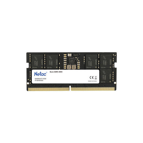 16GB Netac Basic DDR5-4800 (1x16GB) C40 Laptop RAM