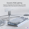 ASUS ROG Strix Scope NX TKL Mechanical Gaming Keyboard (Moonlight White)