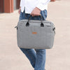 Large Capacity Laptop Briefcase Bag - Grey