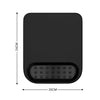 COMFEYA Non-slip Ergonomic Mouse Pad with Padded Wrist Rest - Black