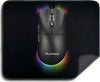 Playmax RGB Gaming Mouse and Mouse mat combo (Black)