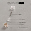 Akko: V3 Crystal Pro Keyboard Switch 45 pieces