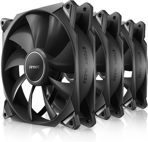 140mm Antec Storm T3 140 PWM Case Fan 3-in-1 Pack