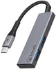 Bonelk Long-Life USB-C to 2 Port USB 3.0 Slim Hub - Space Grey