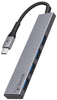 Bonelk Long-Life USB-C to 4 Port USB 3.0 Slim Hub - Space Grey