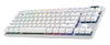 Logitech G PRO X TKL LIGHTSPEED Gaming Keyboard (White)