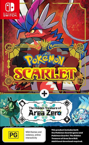 Pokemon Scarlet + The Hidden Treasure of Area Zero (Switch)