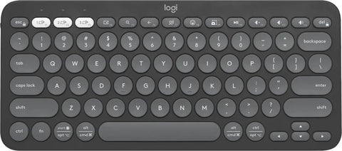 Logitech Pebble Keys 2 K380s Bluetooth Keyboard Tonal Graphite