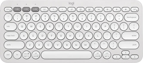 Logitech Pebble Keys 2 K380s Bluetooth Keyboard Tonal White