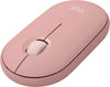 Logitech Pebble Mouse 2 M350s Bluetooth Mouse Tonal Rose