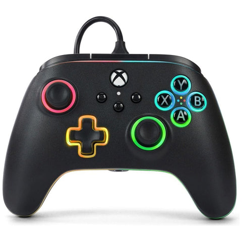 PowerA Advantage Wired Controller for Xbox Series X-S with Lumectra + RGB LED Strip (Black)
