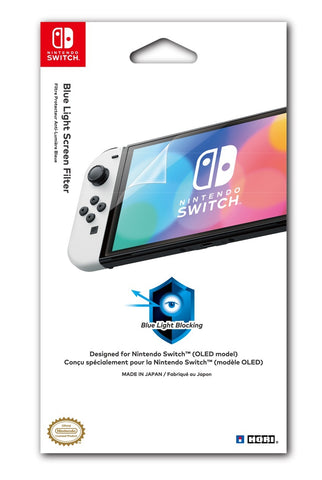 Nintendo Switch OLED Screen Protective Filter (Blue Light) by Hori (Switch)
