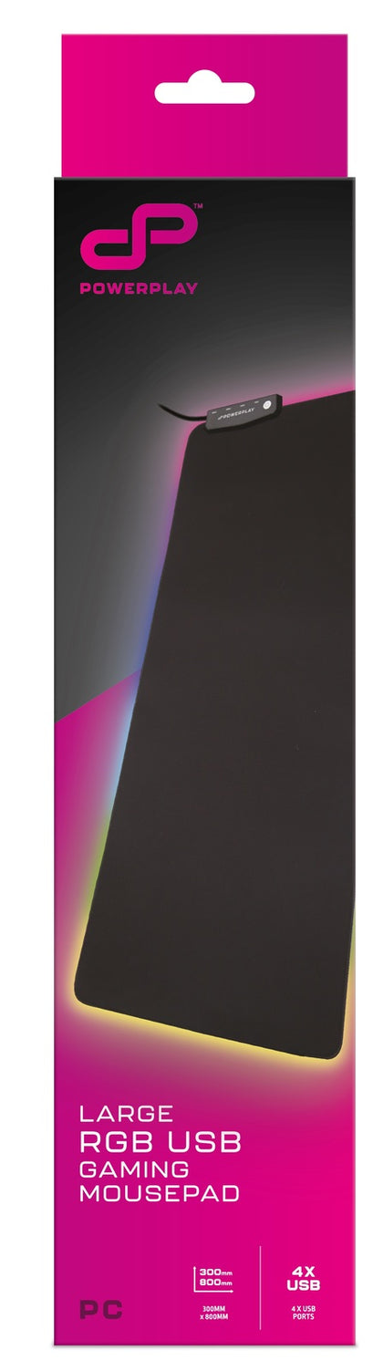 PowerPlay USB Hub RGB Gaming Mousepad (Extended)