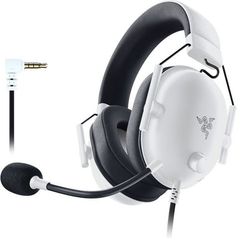 Razer BlackShark V2 X Wired Gaming Headset (White)