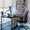 Ergotron LX Desk (Matte Black) Single Monitor Mount