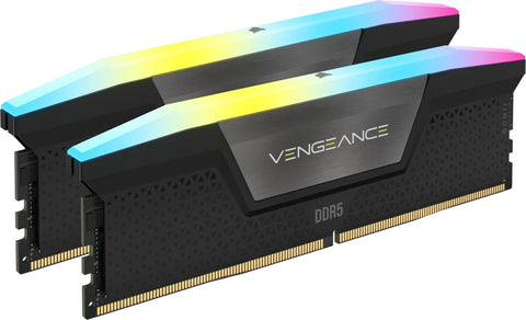 32GB Corsair Vengeance RGB DDR5-6400 (2x16GB) CL36 Dual RAM Kit Black