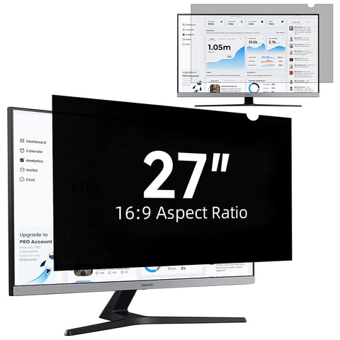 27 Inch 16:9 Computer Privacy Screen Filter for Monitor