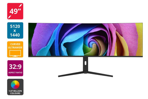 Kogan 49" Curved Ultrawide Dual QHD 5K Monitor (5120 x 1440)