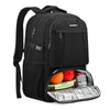 17 Inch Laptop Backpack With Insulated Compartment/usb Port - Black