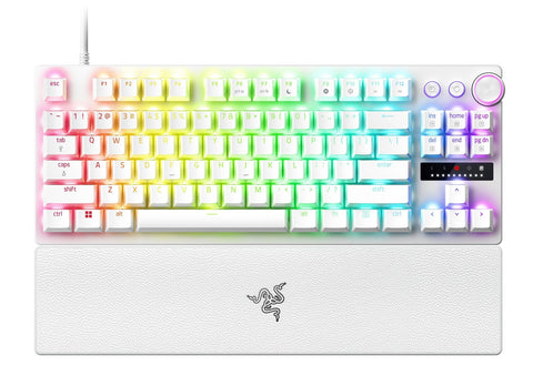 Razer Huntsman V3 Pro TKL Esports Gaming Keyboard (White)