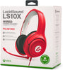 LucidSound LS10X Wired Stereo Gaming Headset with Mic (Pulse Red)