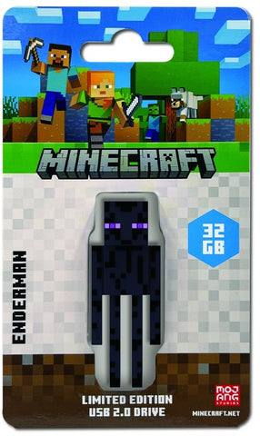 32GB Verbatim Minecraft USB 2.0 Flash Drive Enderman