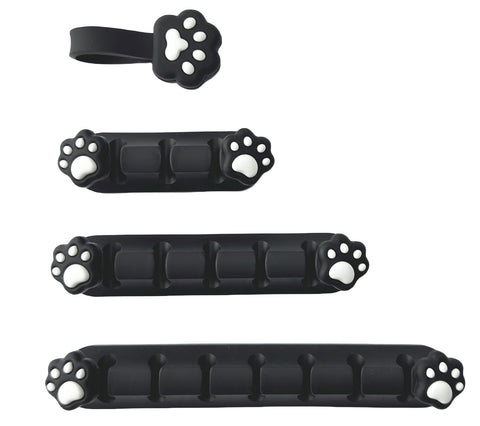 Playmax Paw Print Cable Management (Black & White)