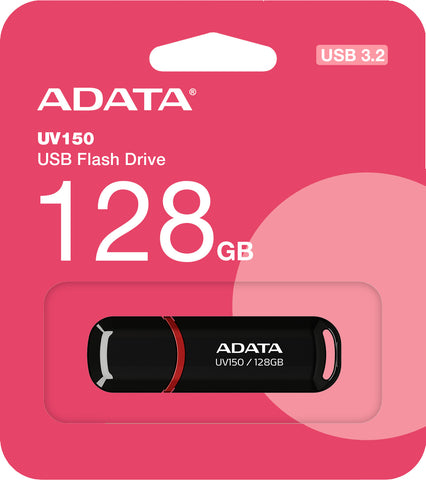 128GB ADATA UV150 Dashdrive USB 3.0 Flash Drive (Black)