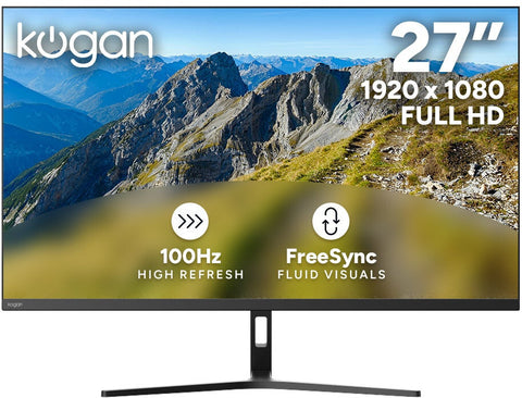 Kogan 27" Full HD 100Hz Frameless FreeSync Monitor (1920 x 1080)