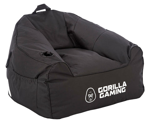 Gorilla Gaming Pro Bean Bag - Black/Black