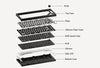 Akko: 5075S VIA 75% RGB Barebones Mechanical Keyboard DIY Kit - Dark Night