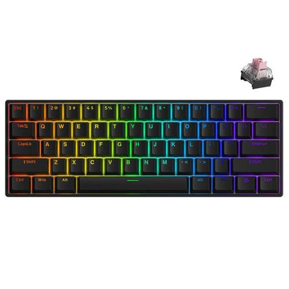 Akko 3061S HE Shine-Through Magnetic Switches Mechanical Keyboard Black