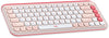 Logitech Pop Icon Keys Compact Bluetooth Wireless Keyboard Rose & Off White
