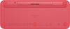Logitech Pop Icon Keys Compact Bluetooth Wireless Keyboard Rose & Off White