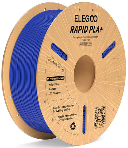 Elegoo Rapid PLA+ 3D Printer Filament 1.75mm Colored 1kg Blue