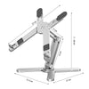 Storfex Laptop Stand With 360° Rotating Base - Silver
