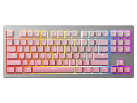 Akko: MonsGeek M3W Silver Ice Cream Purple Switch Aluminium Keyboard