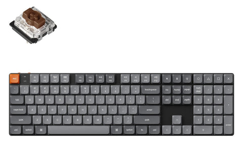 Keychron K5 Max Brown Switch Low Profile Wireless Mechanical Keyboard