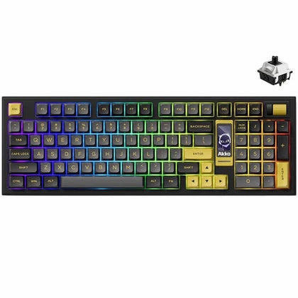 Akko 5098B Black&Gold Akko V3 Piano Pro Switch Mechanical Keyboard