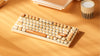 Akko x MonsGeek MG75W 75% TTC Gold Red Hot-Swappable Wireless Mechanical Keyboard Bun Wonderland