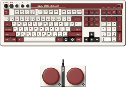 8BitDo Retro 108 Mechanical Keyboard - Fami Edition