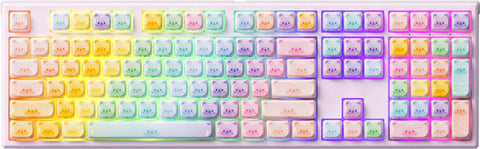 Akko MG108B Colorful Cats Piano Pro Switch Mechanical Keyboard (MOG Profile)