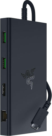 Razer 11-Port Usb-C Dock Compatible With Windows And Mac - Black
