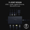 Razer 11-Port Usb-C Dock Compatible With Windows And Mac - Black