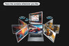 Kogan XPRESSO 14" Full HD Pro Triple Screen Tri-Fold Portable Monitor for 12 - 17.3" Laptops (1920 x 1200)
